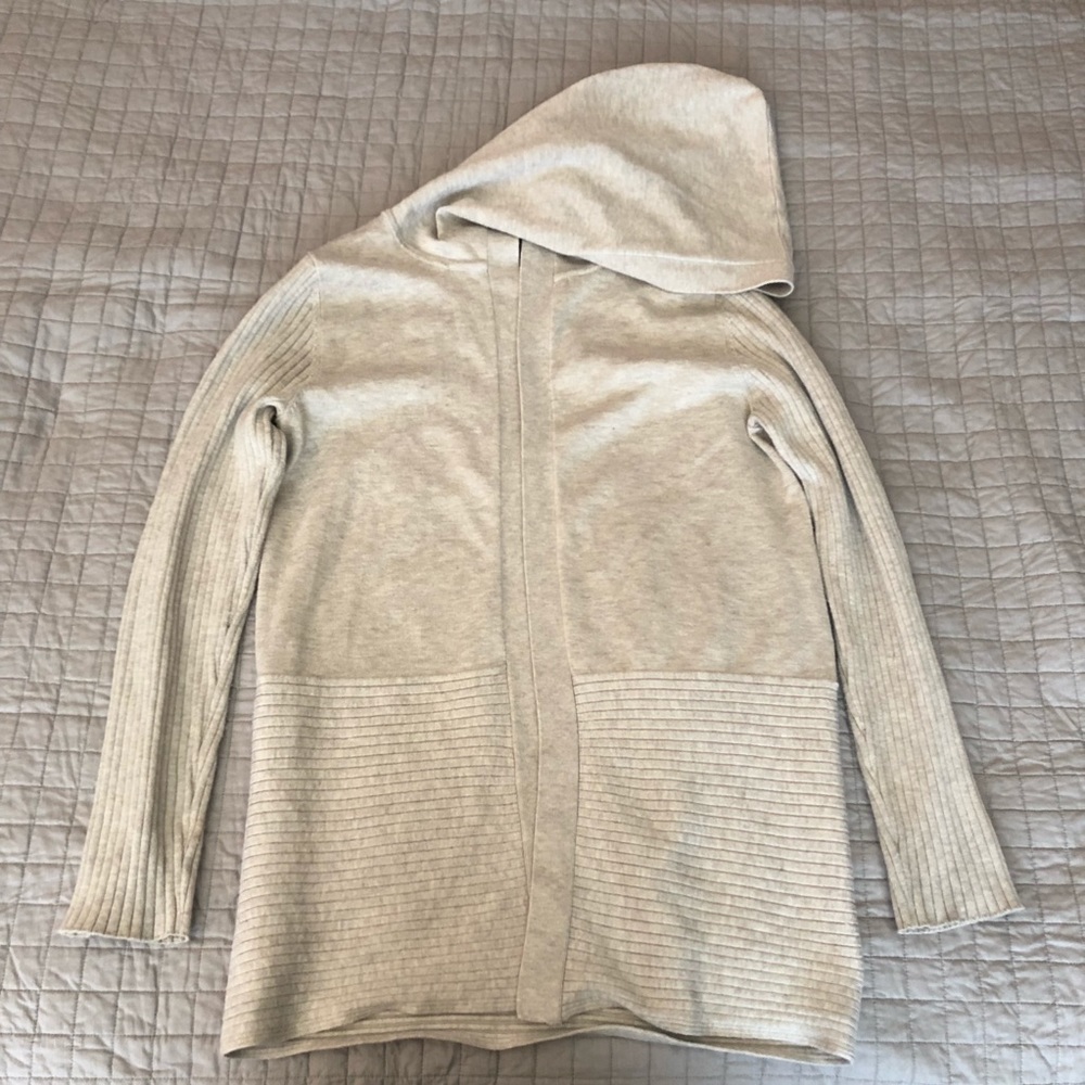 light brown cardigan